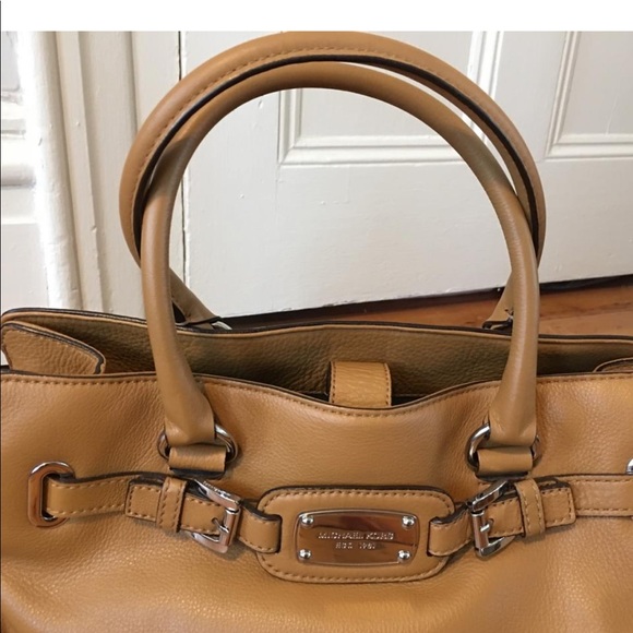Michael Kors Large Brown Leather Satchel - Picture 3 of 8